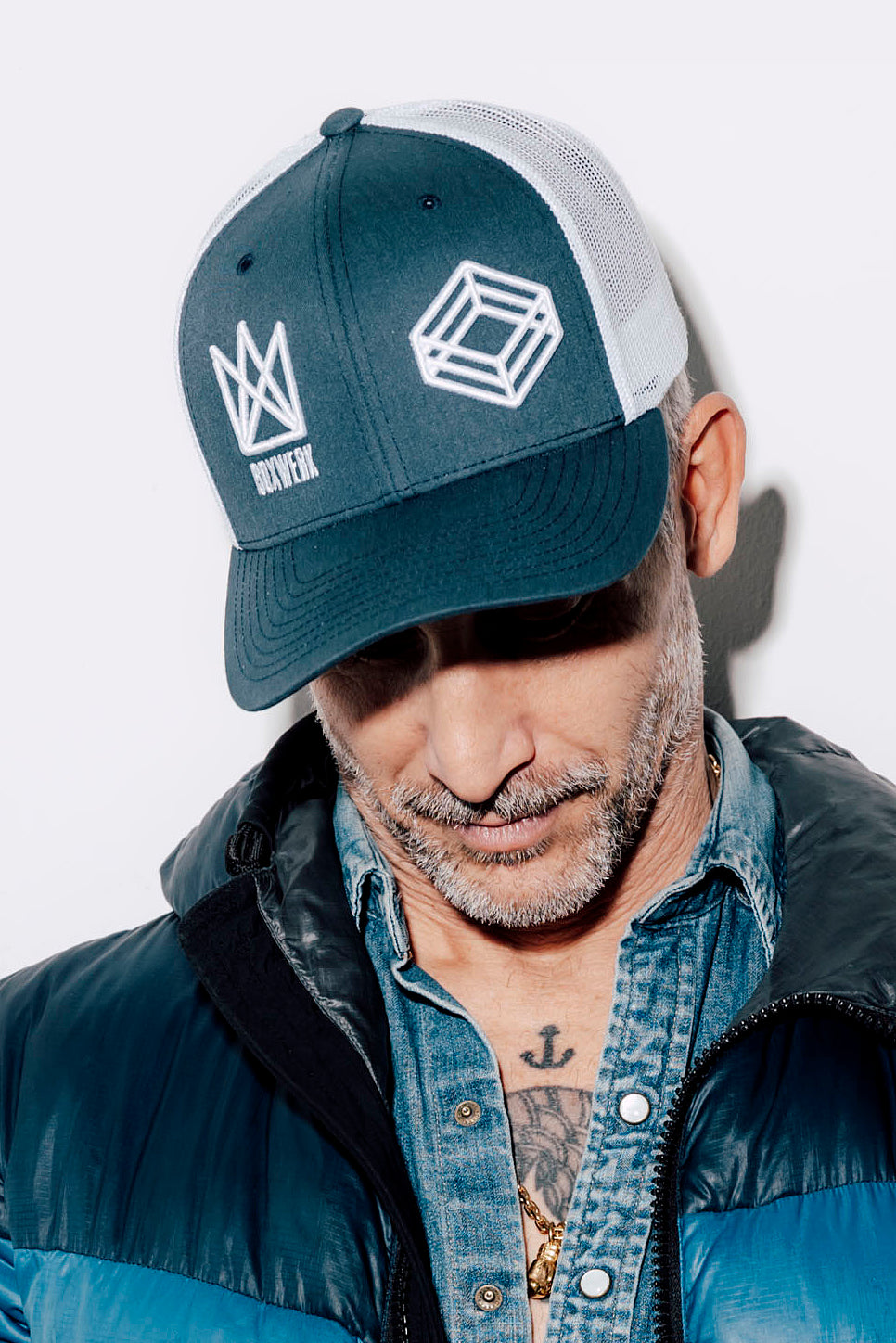 Boxwerk Trucker Cap navy / white