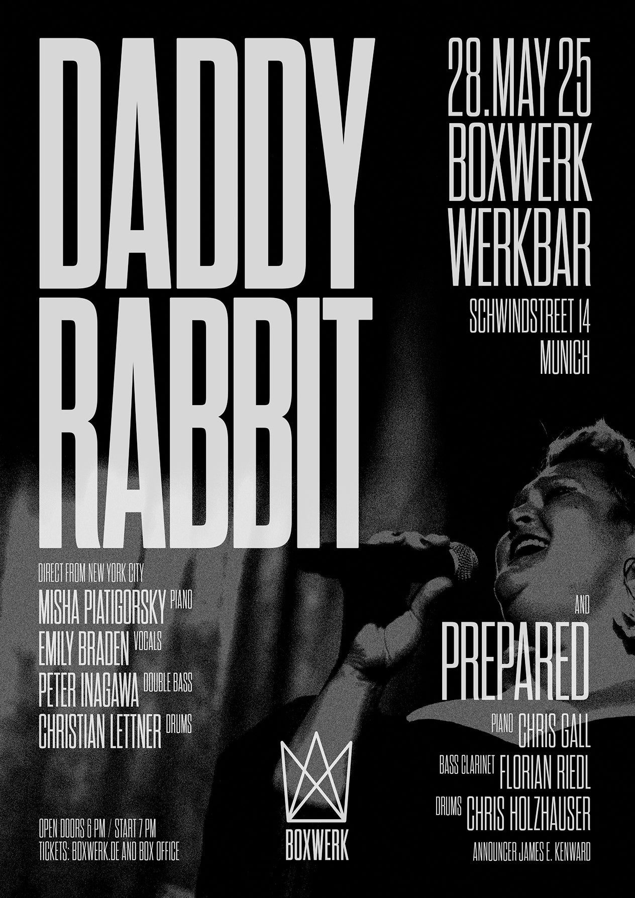 Ticket: Daddy Rabbit & Prepared 28.5.25
