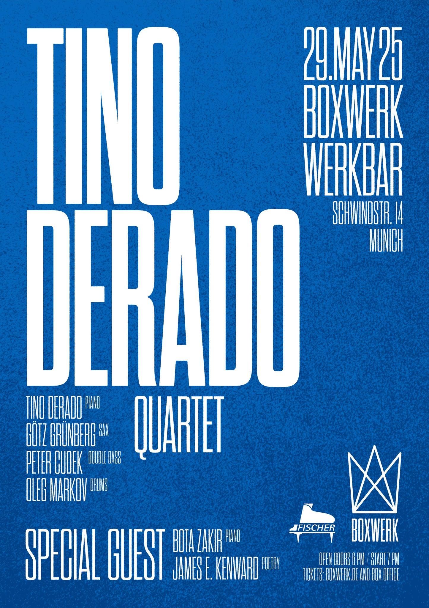 Ticket: Tino Derado Quartet 29.5.25