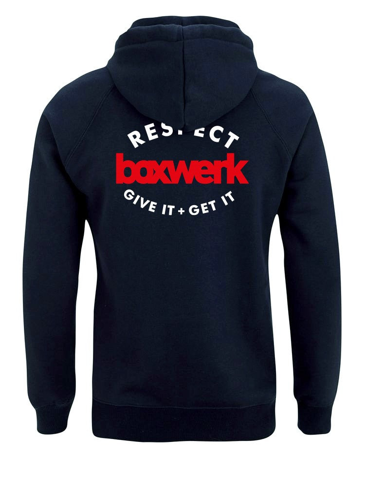Hoodie BOXWERK ANKER & RESPECT GIVE IT + GET IT