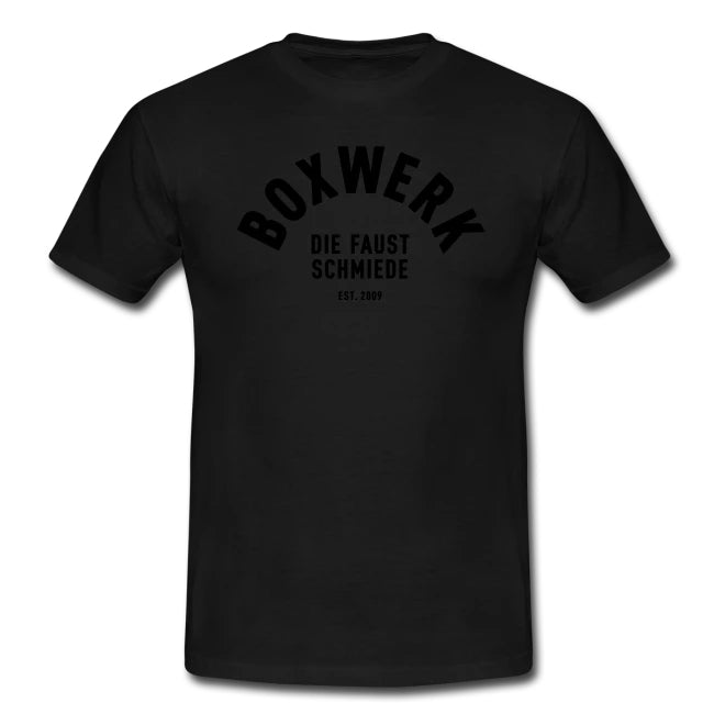 T-Shirt DIE FAUSTSCHMIEDE (schwarz auf schwarz)